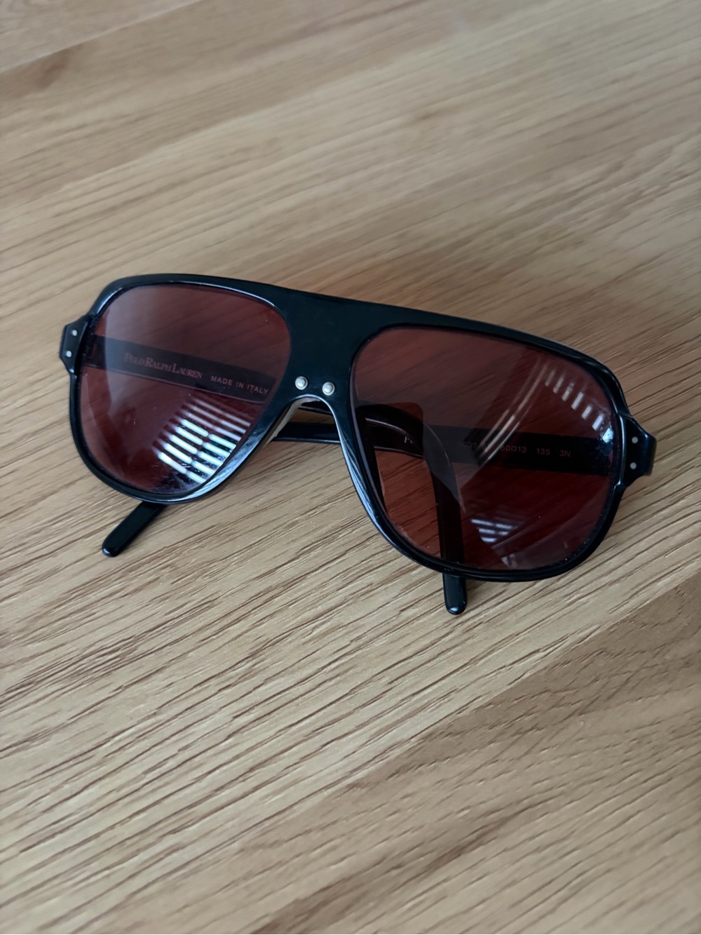 Polo by Ralph Lauren 4055 Black Sunglasses with Brown Lenses Made in Italy